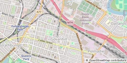 Map of Glasgow
