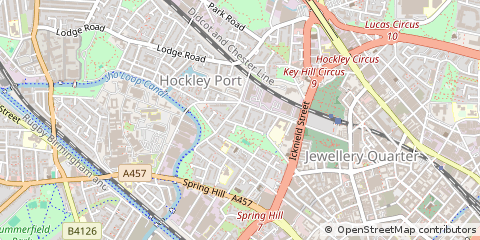 Map of Birmingham, West Midlands