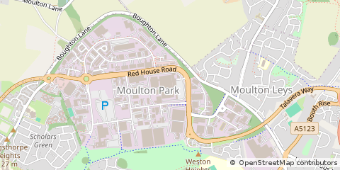 Map of Northampton