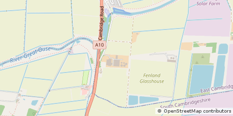 Map of Chittering, Cambridge