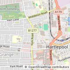 Map of Hartlepool