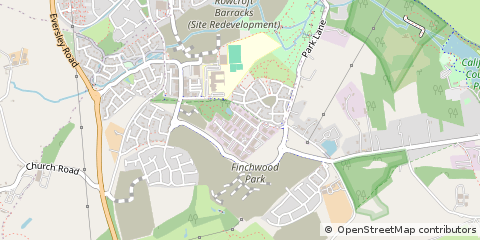 Map of Wokingham, Berkshire