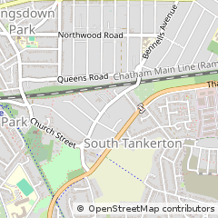 Map of Whitstable, Kent