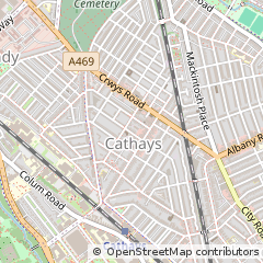 Map of Cardiff