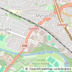 Map of Cardiff