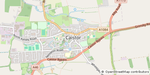 Map of Market Rasen, Lincolnshire