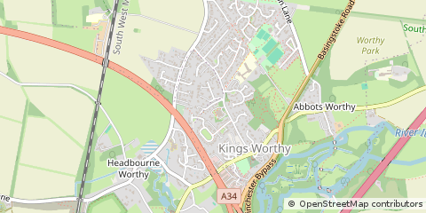 Map of Winchester