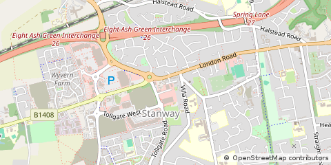Map of Colchester, Essex
