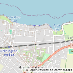 Map of Birchington, Kent