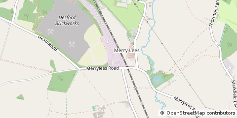 Map of Desford, Leicestershire