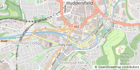 Map of West Yorkshire