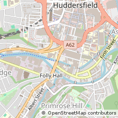 Map of West Yorkshire