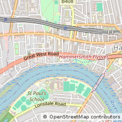 Map of Hammersmith, London