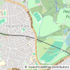 Map of Manchester, M25 1JE