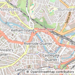 Map of Sheffield