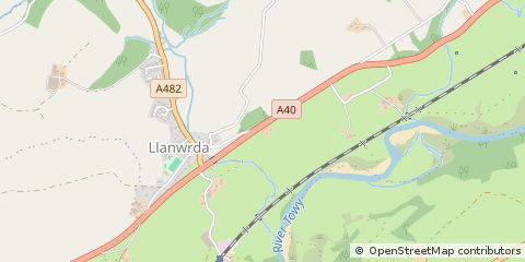 Map of Carmarthenshire