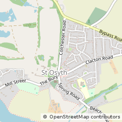 Map of Clacton-on-SEA, Essex