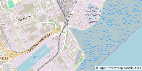 Map of Cardiff