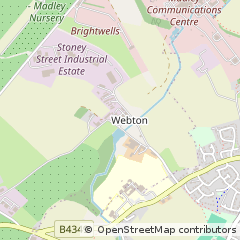 Map of Hereford, Herefordshire