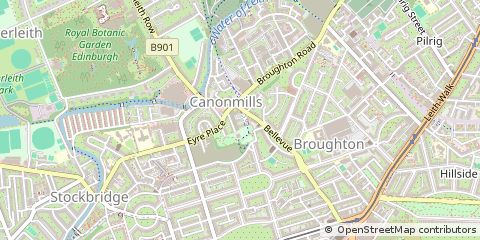 Map of Edinburgh