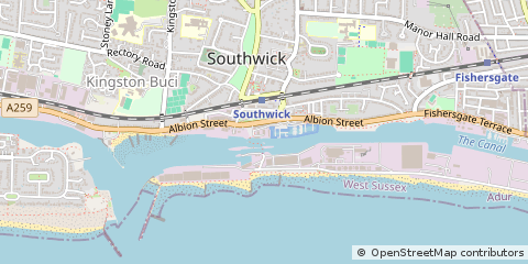 Map of Southwick