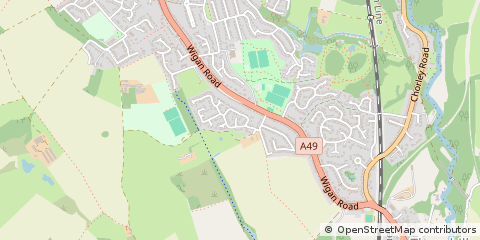 Map of Wigan