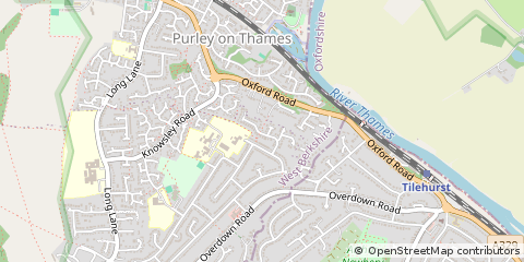 Map of Reading, Berkshire