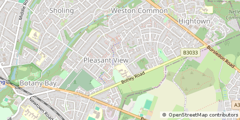 Map of Southampton, Hampshire