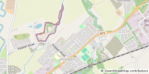 Map of West Calder