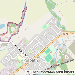 Map of West Calder