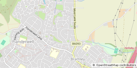 Map of South Yorkshire