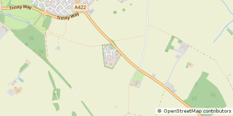 Map of Stratford-Upon-Avon, Warwickshire