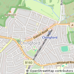 Map of Chingford, London