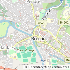 Map of Brecon