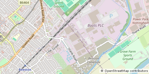 Map of Nottingham