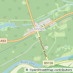 Map of Aboyne, Aberdeenshire
