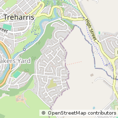 Map of Treharris
