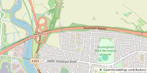 Map of Shoreham-by-SEA, West Sussex