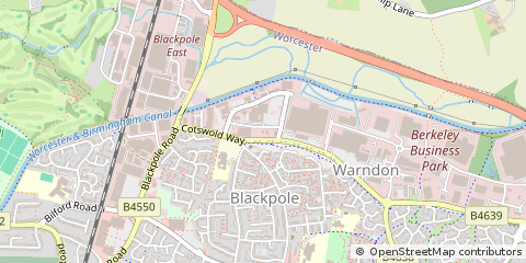 Map of Worcester