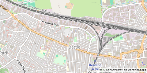 Map of Reading