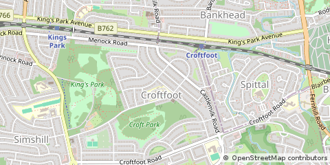 Map of Glasgow
