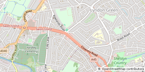 Map of Birmingham