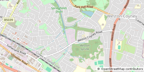 Map of Stoke-on-Trent, Staffordshire