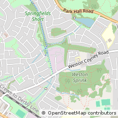 Map of Stoke-on-Trent, Staffordshire