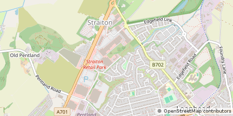 Map of Edinburgh, Midlothian