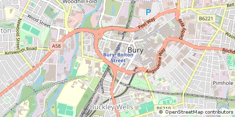 Map of Bury