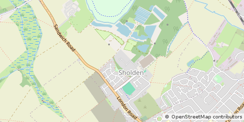 Map of Deal, Kent