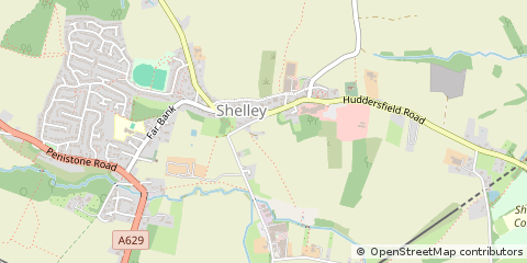 Map of Huddersfield