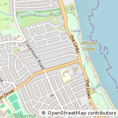 Map of Whitley BAY, Tyne and Wear