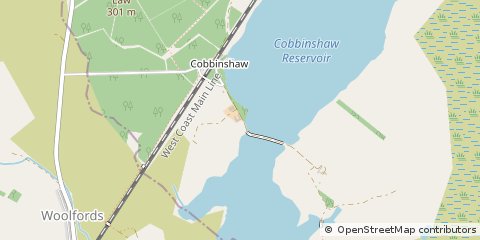 Map of West Lothian